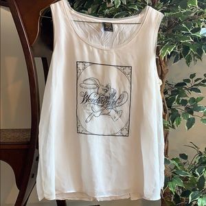Novelty Alice in Wonderland Top